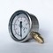 63mm 140 psi Boiler Manometer Bottom Brass Connection Stainless Steel Case Silicone Oil Filled Pressure Gauge